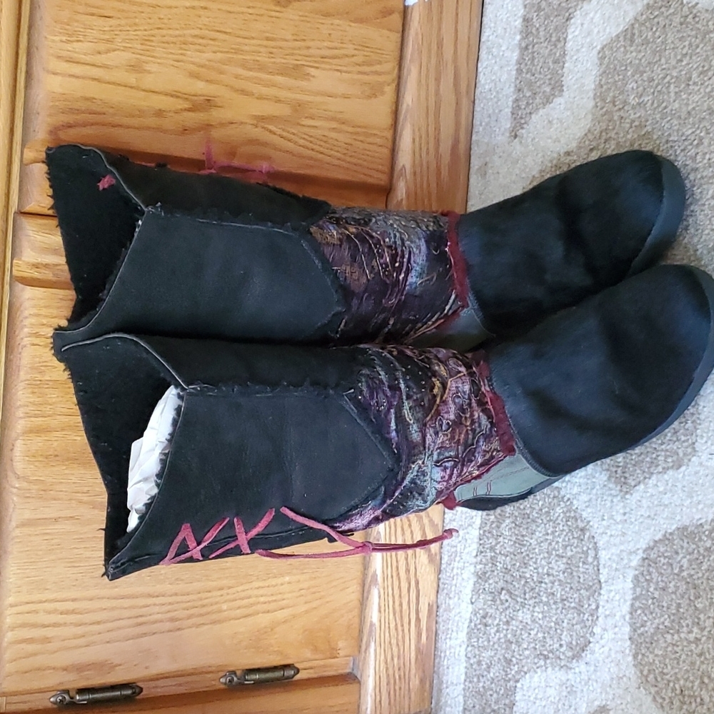 Technica Italy goat hair winter boots